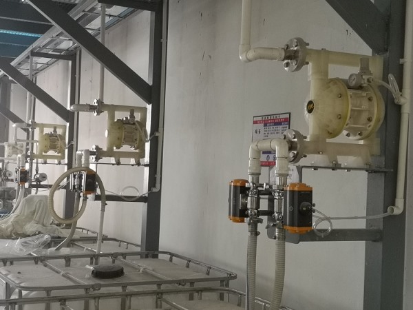 WILDEN氣動(dòng)隔膜泵工程現(xiàn)場圖